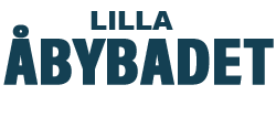 Lilla Åbybadet logotyp, startsida.