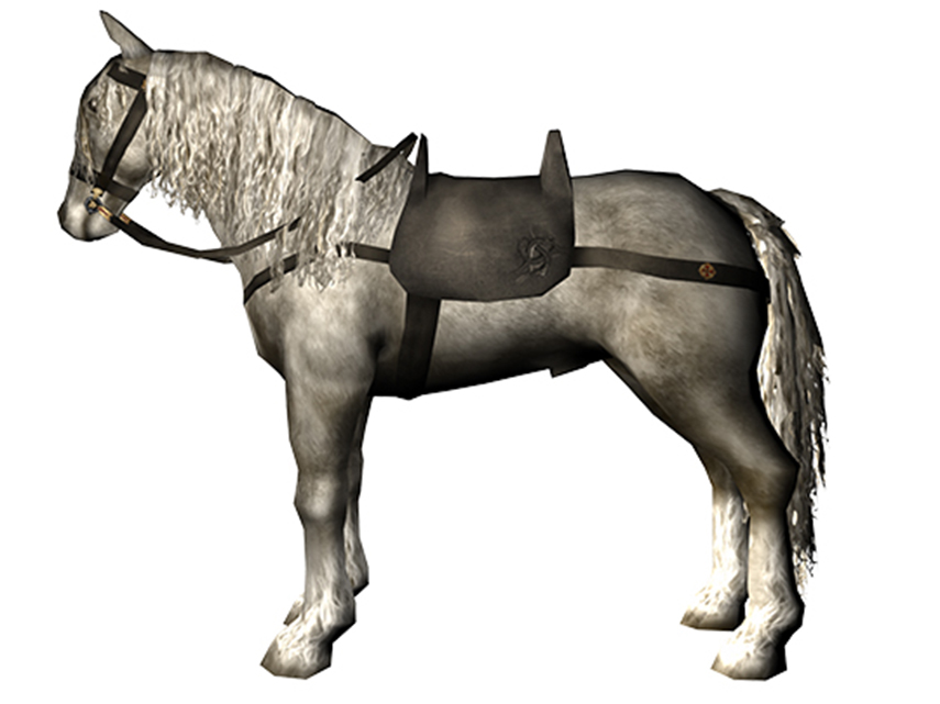 Hästen från spelet Fylgja.